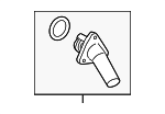 163230P020 - Belts &amp; Cooling: Engine Coolant Thermostat Housing for Toyota Image