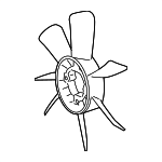 2003-2023 Toyota - Engine Cooling Fan Clutch Blade