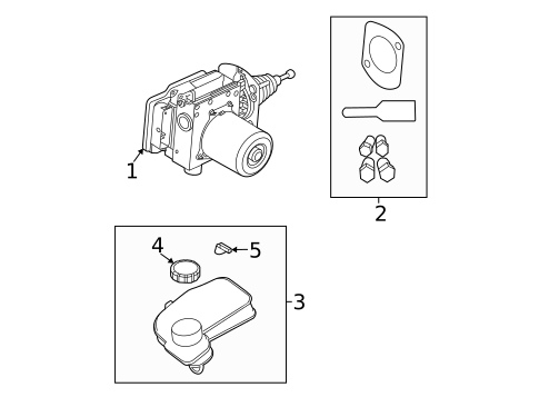 Master Cylinder - Components On Dash Panel for 2021 Jaguar XF #0