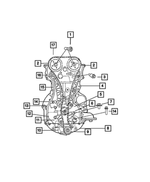 2434825000 - 2.4L Gas; Engine: Bolt, Mounting for Mopar Image
