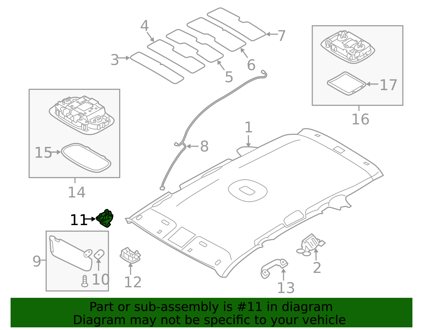 2016-2025 Kia Sun-Visor Retainer 85235-A9000WK | Kia Parts Online