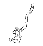 2315001675 - Cooling System: Reservoir Hose for Mercedes-Benz Image