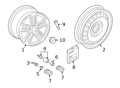 Wheels for 2017 Audi A4 Quattro #1