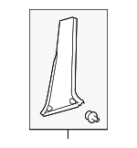 6241452120B0 - Body: Lower Center Pillar Trim for Scion: xD Image