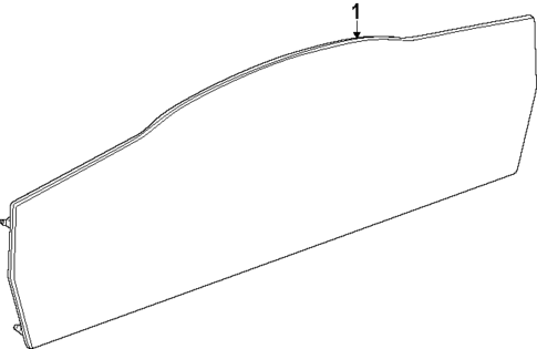 Glass & Hardware for 2024 Chevrolet Corvette #0