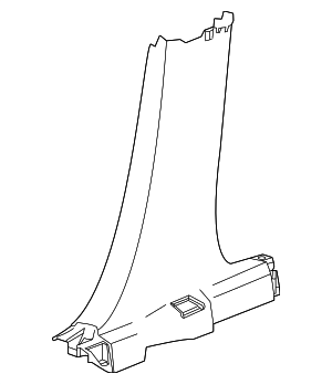 85008818 - : Lower Center Pillar Trim for GM Image