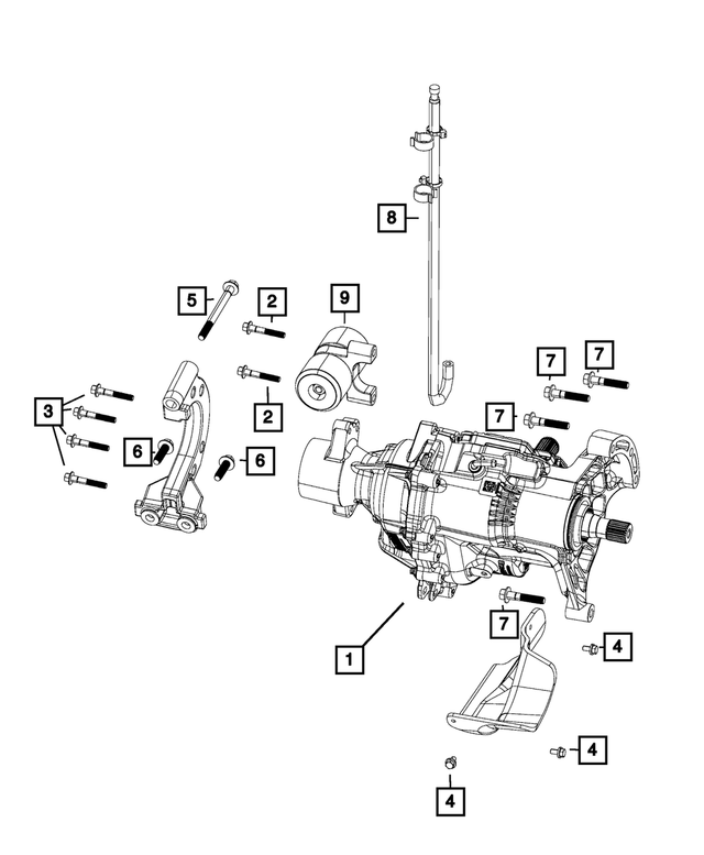 « 52123674AB – Power Transfer Unit : Event D`essieu Durite pour Mopar Image »