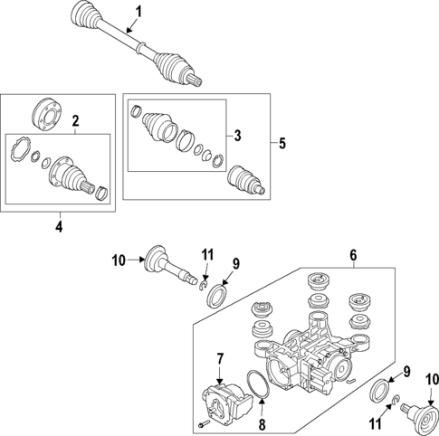 Axle Shafts & Joints for 2012 Volkswagen Golf R #0