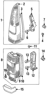 3512610 - Electrical: Lens &amp; Housing for Volvo: 850 Image