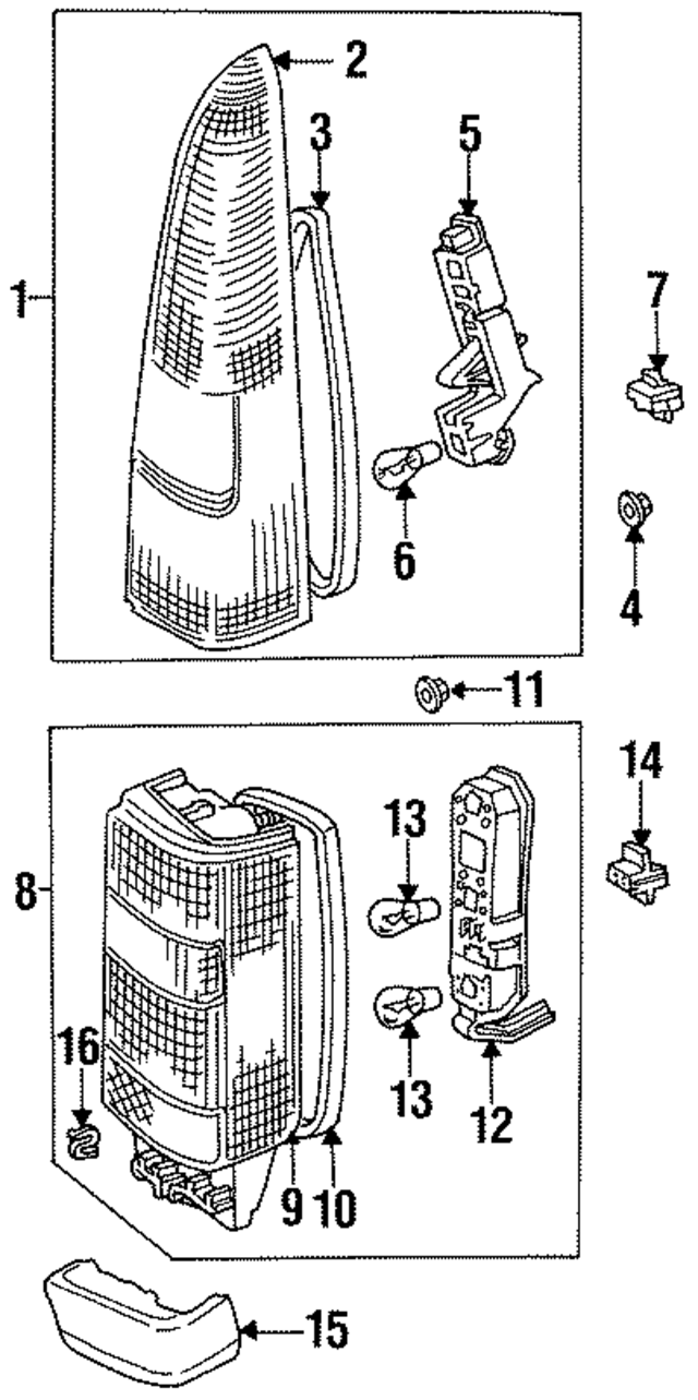 3512611 - : Tail Light Assembly for Volvo Image