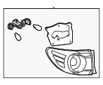 8156002580 - : Rear Lamp Assembly - DRIVERS SIDE for Toyota: Corolla Image