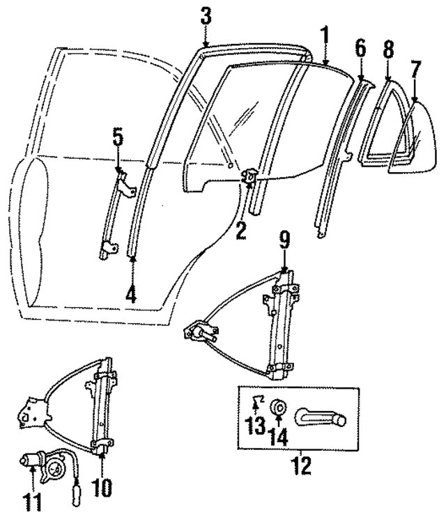 9882034010 - : Window Motor for Hyundai Image