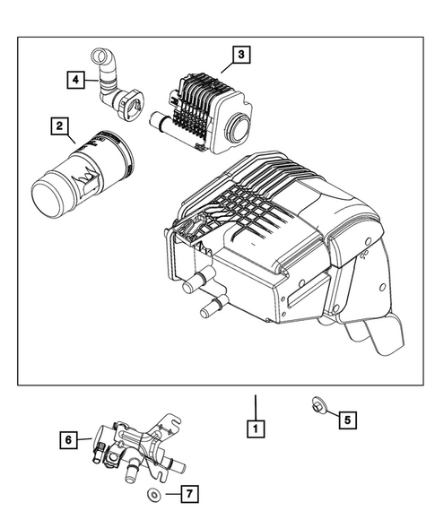 Vacuum Canister/Leak Detection Pump for 2026 Jeep Cherokee #0