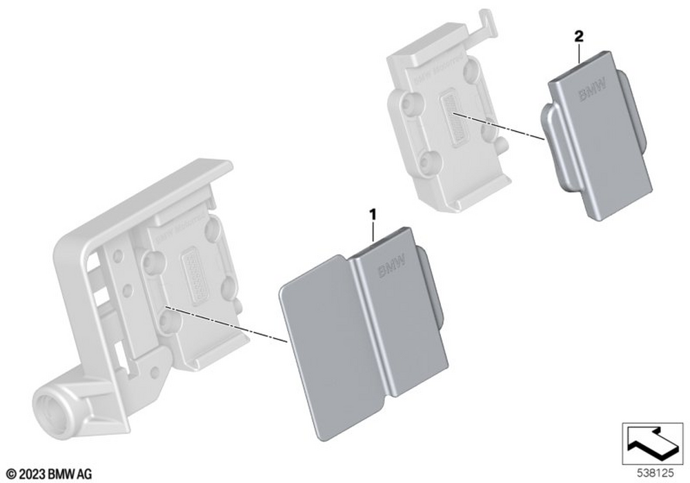 65908524463 - Cover, Navigator 2012-2025 BMW-Motorrad | BMW
