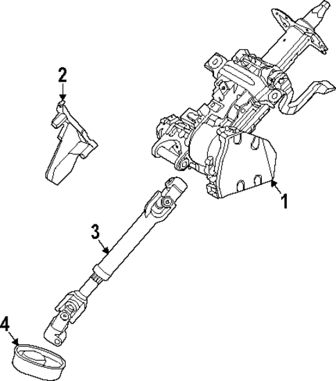 Steering Column Assembly for 2025 Lincoln Nautilus #0