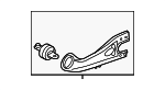 552702S850DS - Suspension: Suspension Trailing Arm for Kia Image