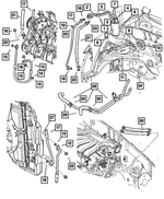 6506848AA - : Heater Hose Clamp for Mopar Image