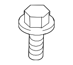 9008010343 - Body: Upper Tie Bar Bolt for Toyota: Camry, Grand Highlander, Highlander, Sienna, Tacoma, Venza Image
