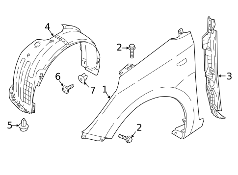 Fender & Components for 2018 Hyundai Accent #0