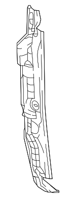 84141J0000 - Body: Fender Insulator for Hyundai Image