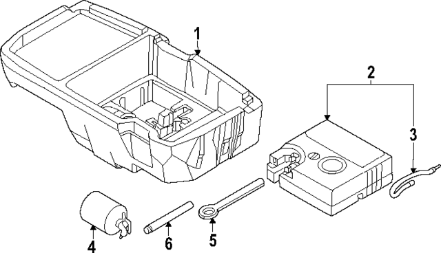85750JI000NNB - : Tool Compartment for Hyundai Image