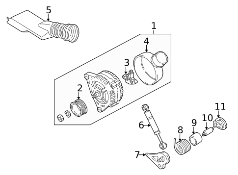Voltage Regulator for 1997 Audi A8 #0