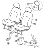 5104708AA - Interior Trim: Seat Cushion Frame for Mopar Image