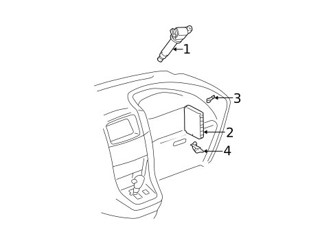 Ignition System for 2007 Lexus RX350 #0