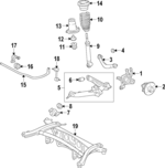 4230502120 - Suspension: Knuckle for Toyota Image