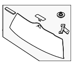 87110R6010 - Body: Lift Gate Glass for Hyundai: Santa Fe Image