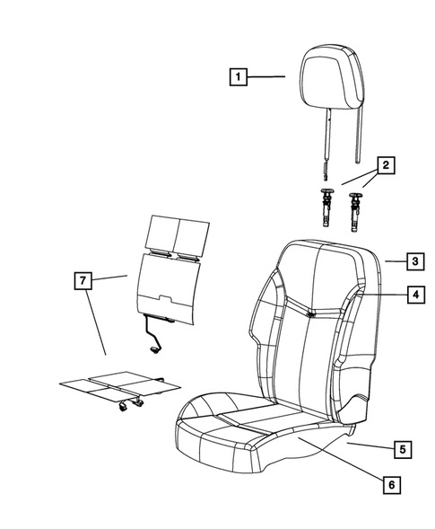 Front Seats - First Row for 2012 Chrysler 200 #6