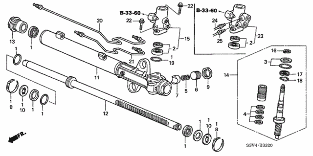 P.S. Gear Box Components for 2001 Acura MDX #0