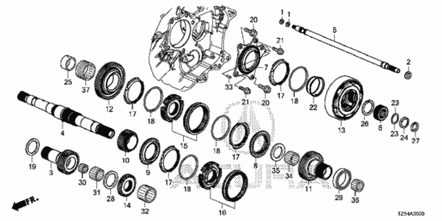 AT Mainshaft (DCT) for 2020 Acura MDX #0
