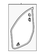 72310TX4A01 - Body: Weatherstrip for Acura Image