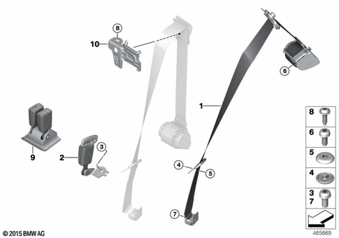 Safety Belt for 2020 Mini JCW GP #1