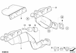 18407514504 - : Rp Exhaust Manifold With Catalytic Converter for BMW: 330xi, X3 2.5i, X3 3.0i Image