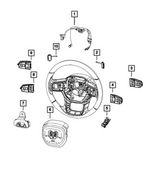 68716780AA - Steering: Steering Wheel Wiring for Mopar Image