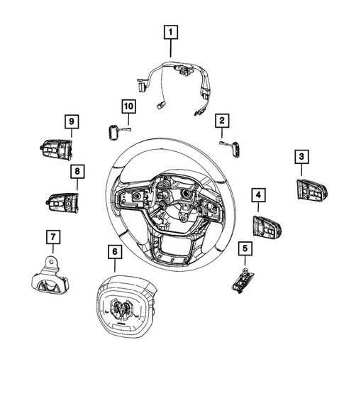 Steering Wheel for 2026 Ram 3500 #3