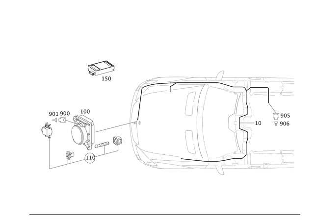 6540548164 - Electrical Equipment and Instruments: Contact Socket Housing for Mercedes-Benz Image image