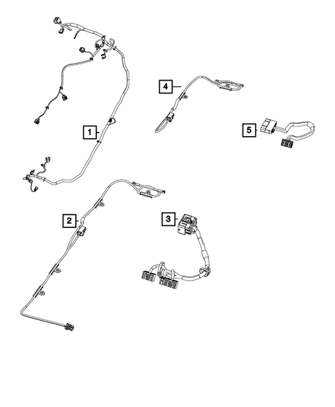 Wiring, Body and Accessories for 2018 Dodge Grand Caravan #4