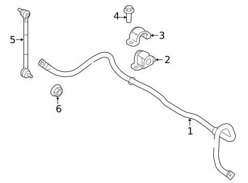 Stabilizer Bar & Components for 2011 Mazda 2 #0