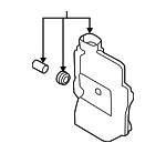 165854BB0A - Engine: Resonator Assembly for Nissan: Rogue Image