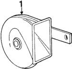 61331387439 - Electrical: Horn for BMW: 318i, 318is, 325i, 325is, M3 Image