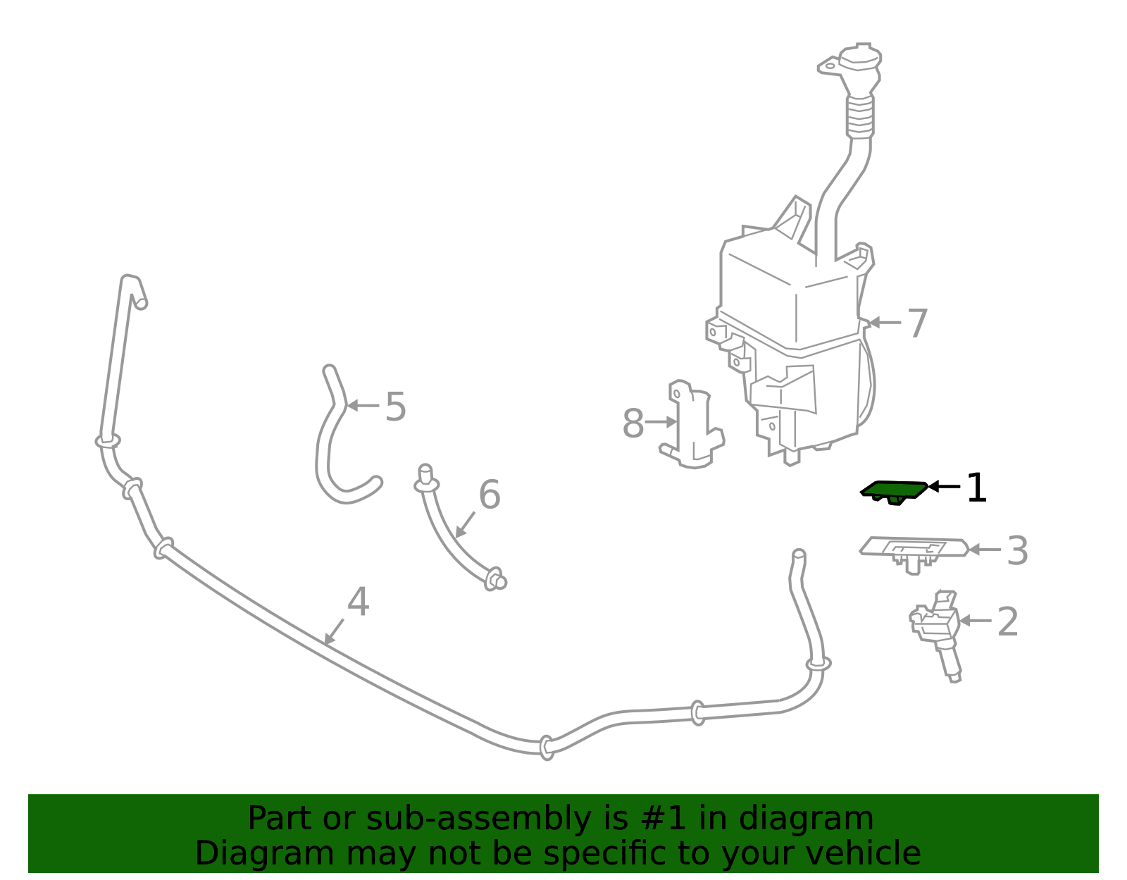 2020-2022 Lexus Lmp Washer Cover 85354-48901 | OEM Parts Online