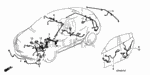 32114STXA01 - : Sub-Wire, Rear Sub-Frame for Acura: MDX, ZDX Image