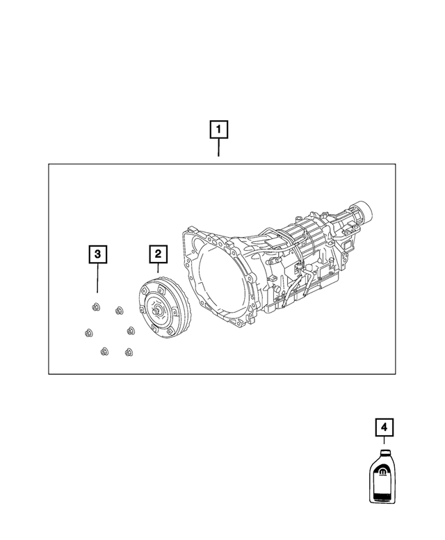 68333314AA - TB-65SN; 6-Speed; Automatic Transmission: Torque Converter for Mopar Image