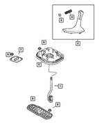 52104306AB - : Gearshift Lever Boot for Mopar Image