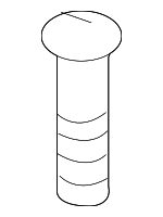 823661610 - : Cowl Extension Bolt for Nissan: 350Z, Altima Image