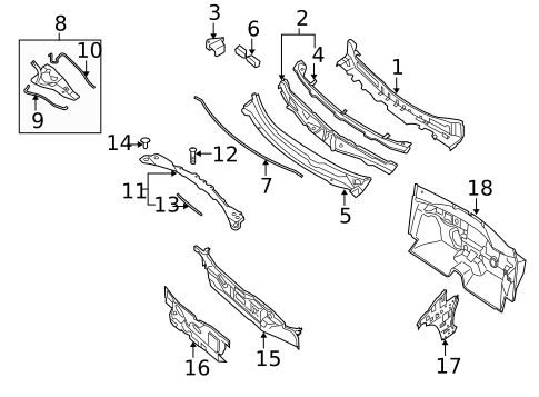 Engine Appearance Cover for 2007 Nissan Altima #1
