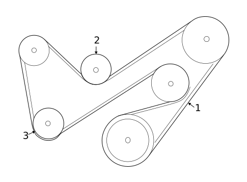 Belts & Pulleys for 2001 Mazda Tribute #0